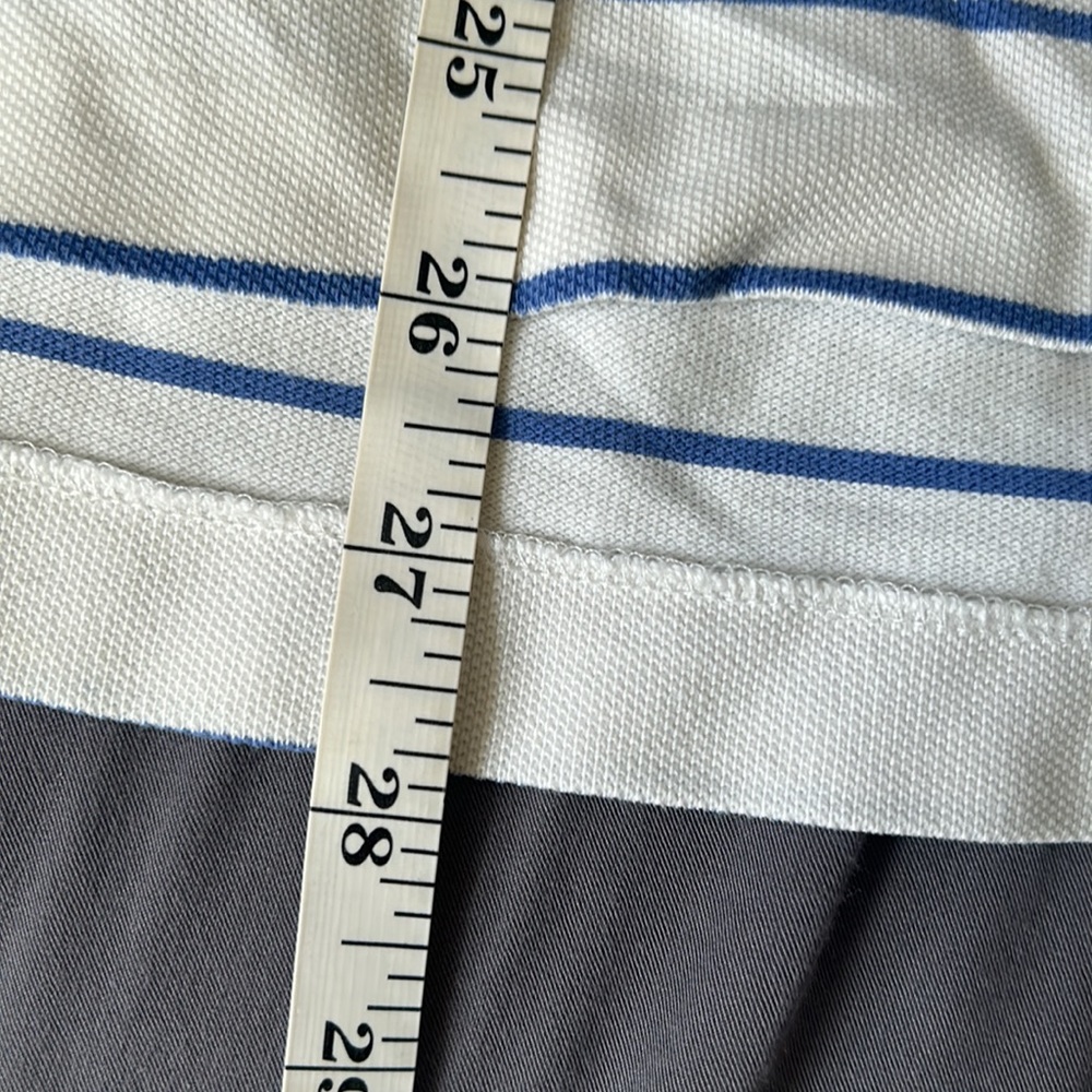 Polo by Ralph Lauren Men’s size Medium White with thin blue stripe - Picture 6 of 6